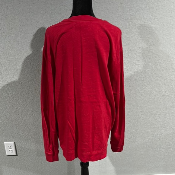 Lacoste Red Long Sleeve Tee - Picture 4 of 7